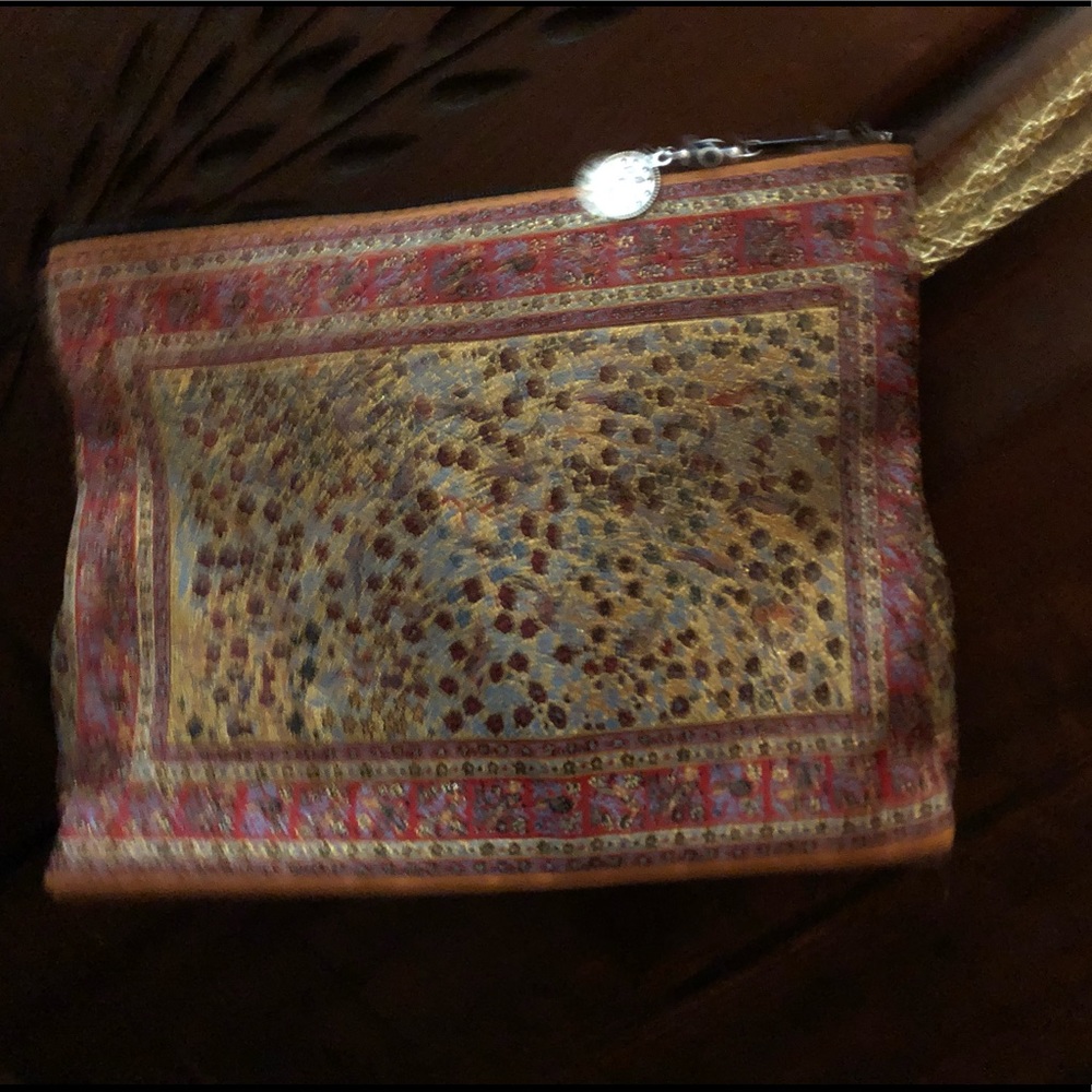 Glitter Gold Cosmetic Bag